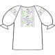 Сорочка под вышивку для девочки с коротким рукавом 159-12-09-32