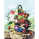 Цветы и фрукты Принт для художественной вышивки Alisena AL1081а