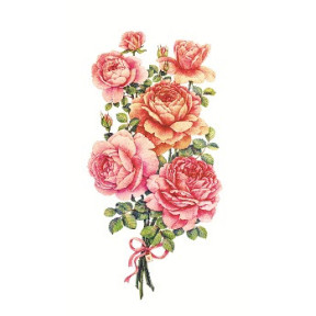 Розы Принт для художественной вышивки Alisena AL1012а фото