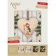 Набір для вишивання хрестиком Серце: Сніговик (Heart Snowman) ANCHOR AKE0009-0002