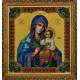 Набор для вышивания Картины Бисером Р-203 Икона Божией Матери