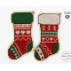 Шкарпетки Набір для вишивання хрестиком на дерев'яній основі ФрузелОк 1026ф