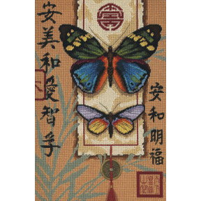 Набор для вышивания Dimensions 20065 Asian Butterflies