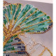 Изумрудные листочки Набор для вышивки бисером Абрис Арт AMB-087