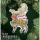 Новорічний олень Набір для вишивання новорічної іграшки ТМ КОЛЬОРОВА НІ_029