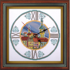 Набір для вишивки хрестиком Panna Ч-1580 Годинник на старій ратуші