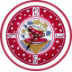 Набор для вышивки крестом Panna Ч-1581 Часы для уютной кухни
