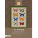 Сет метеликів Набір для вишивання хрестиком Little stitch 220014