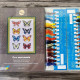 Сет метеликів Набір для вишивання хрестиком Little stitch 220014
