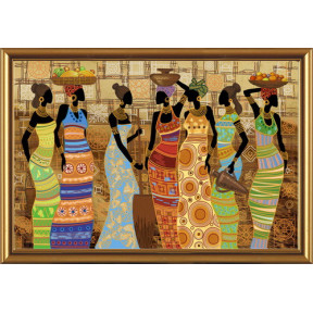 Набор для вышивания бисером Нова Слобода ДК-1038 Африканские красавицы