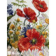 Луговые цветы Мережка Набор для вышивания крестом (Murano Lugana) К-222B