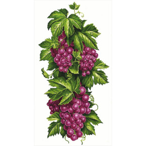 Соковитий виноград Схема для вишивання бісером Tela Artis ТК-098