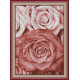 Розовые розы Электронная схема для вышивания крестиком КВ-0031ИХ
