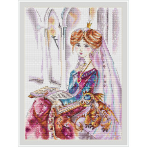 Жила-была принцесса Электронная схема для вышивания крестиком ТД-035СХ