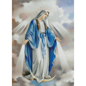 Дева Мария Непорочное Зачатие Электронная схема для вышивания крестиком СХ-102НО