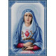 Пресвятая Дева Мария Электронная схема для вышивания крестиком СХ-106НО