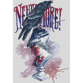 Nevermore Электронная схема для вышивания крестиком КБ-0075СХ