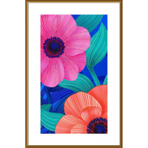 Красочные цветы Набор для вышивания бисером Нова Слобода ДК3361