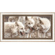 Набор для вышивки крестом Чарівна Мить М-126 Белые волки фото