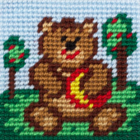 Медвежонок Набор для вышивания с пряжей Bambini X-2403
