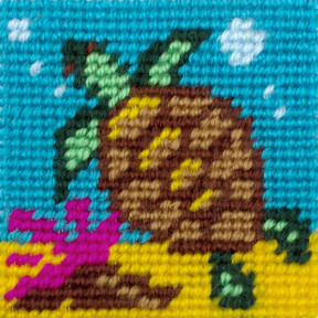 Морська черепаха Набір для вишивання з пряжею Bambini X-2409