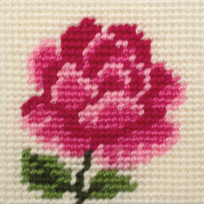 Роза Набор для вышивания с пряжей Bambini X-2413