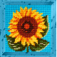 Соняшник Набір для вишивання з пряжею Bambini X-2037