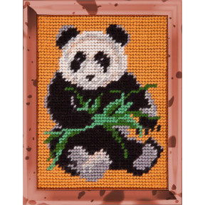 Панда Набор для вышивания с пряжей Bambini X-2203
