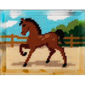 Лошадь Набор для вышивания с пряжей Bambini X-2259