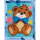 Медвежонок Набор для вышивания с пряжей Bambini X-2269