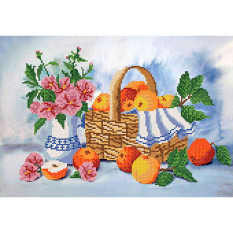 РКП-189 Рисунок на ткани Марічка "Корзина яблок" фото