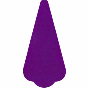 Фетровая вставка шкатулки для ножниц фиолетового цвета