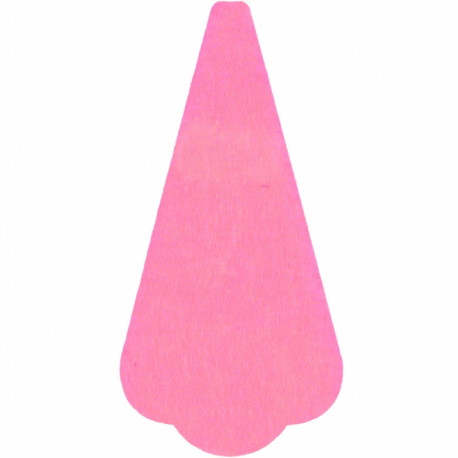 Фетровая вставка шкатулки для ножниц светло-розового цвета
