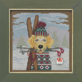 Лыжная собака Набор для вышивания крестом Mill Hill MH142234