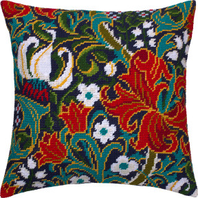 «Золотая лилия», У. Моррис Набор для вышивания подушки Чарівниця V-388