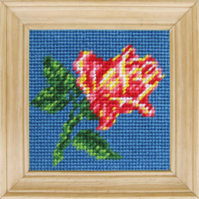 Ніжна троянда Канва з нанесеним малюнком Чарівниця C-10