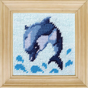 Дельфін Канва із нанесеним малюнком Чарівниця C-73