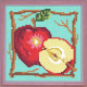 Яблуко Канва з нанесеним малюнком Чарівниця A-25
