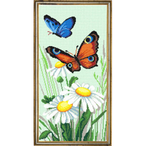 Літні метелики Канва з нанесеним малюнком Чарівниця S-74