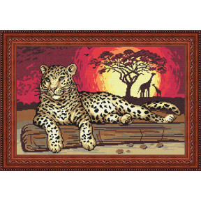 Леопард Канва із нанесеним малюнком Чарівниця S-58