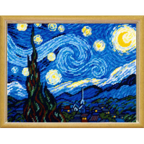 «Зоряна ніч», В. ван Гог Канва з нанесеним малюнком Чарівниця L-42