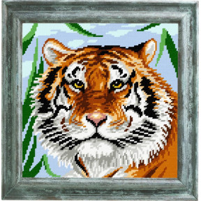 Тигр Канва с нанесенным рисунком Чарівниця E-44