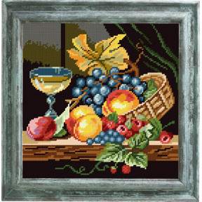Натюрморт с фруктами Канва с нанесенным рисунком Чарівниця E-63