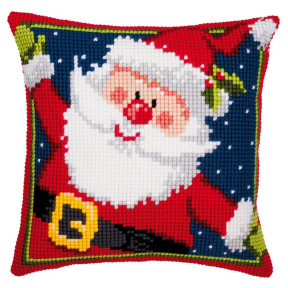 Дед Мороз Набор для вышивки крестом (подушка) Vervaco PN-0008725