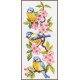 Птахи на цвітінні Набір для вишивання хрестом Vervaco