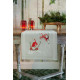 Різдвяні гноми катаються на лижах Набір для вишивання друкований хрест (доріжка на стіл) Vervaco PN-0173615