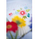 Весенние цветы и бабочки Набор для вышивки гладью (скатерть) Vervaco PN-0174589