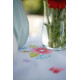 Весенние цветы и бабочки Набор для вышивания гладью (дорожка на стол) Vervaco PN-0175588