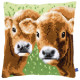 Два теленка Набор для вышивки крестом (подушка) Vervaco PN-0155007