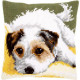 Маленька собачка, яка віляє хвостиком Набір для вишивання хрестом (подушка) Vervaco PN-0156600